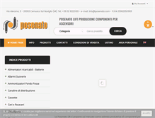 Tablet Screenshot of posenato.com